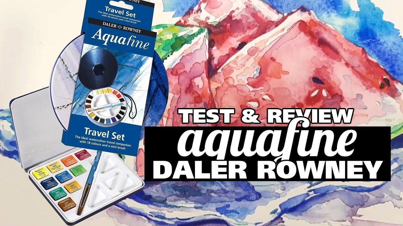 [Test & Review] Acuarelas Aquafine Daler Rowney