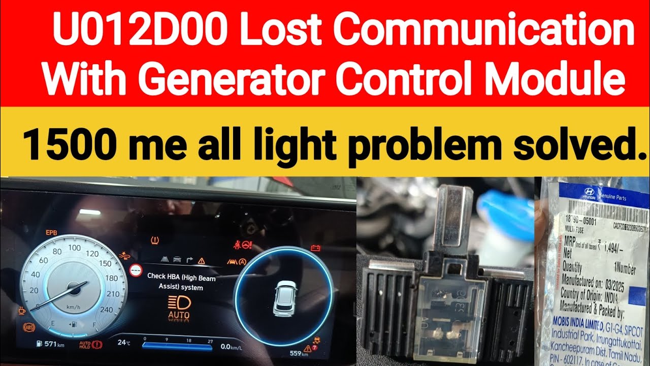 Only 1500 me all warning light problem solved.