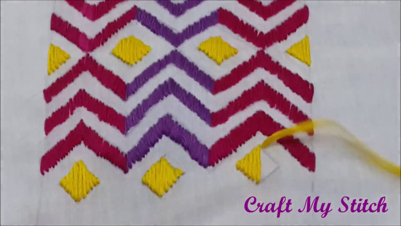 Hand Embroidery | Phulkari stitch