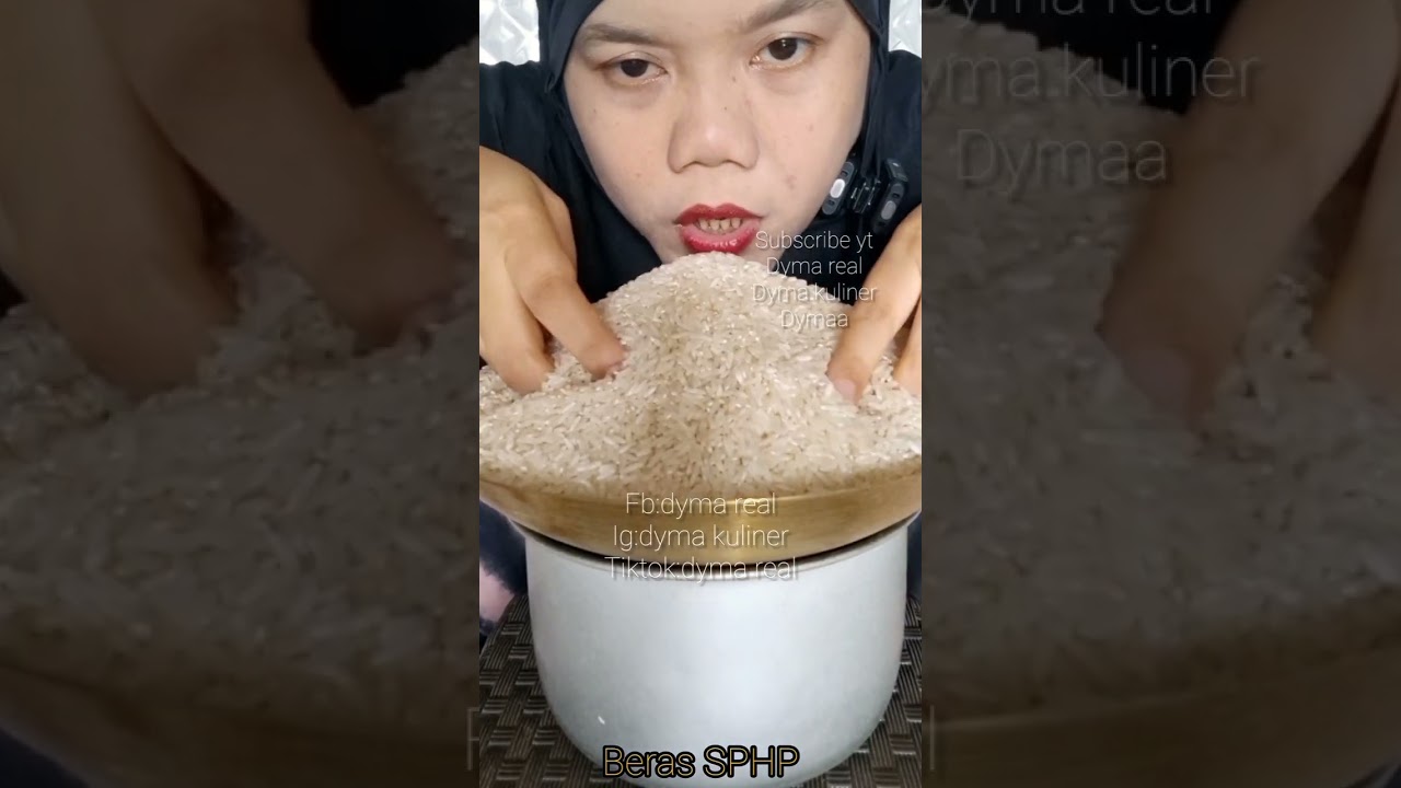 DYMA KULINER 💕Kompilasi Beras SPHP💕Makan Beras mentah #asmr #mukbang #asmrsounds @Dymakuliner 
