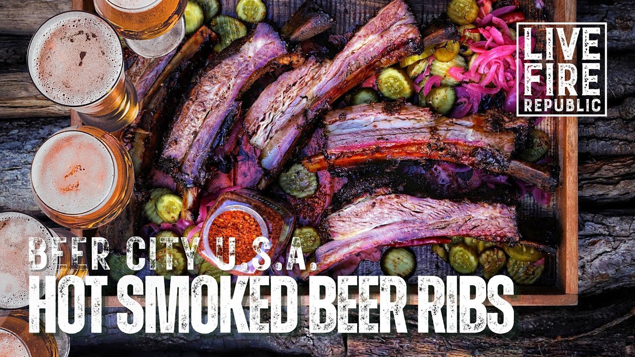 Destination: Beer City USA | World-Class Craft Brewery Tour | Hot Smoked Bison Ribs Over Live Fire