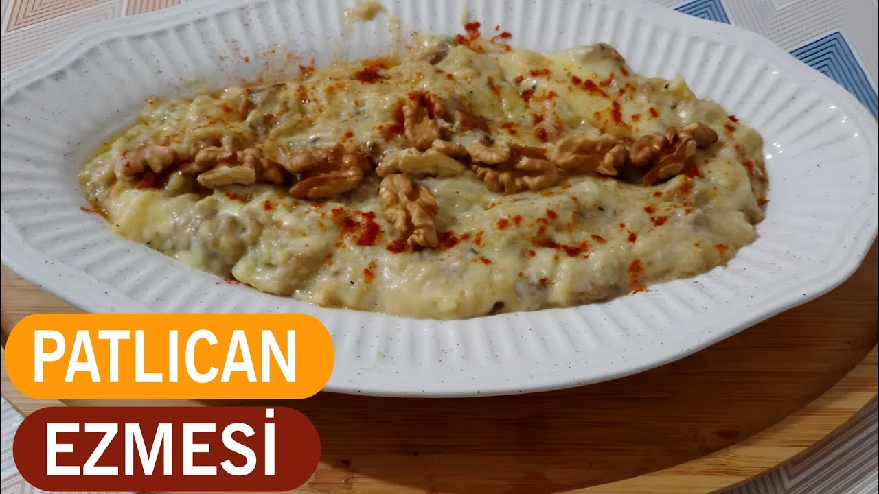 Sütlü Patlıcan Mezesi✅PATLICANIN EN LEZZETLİ HALİ👌Patlıcan Ezmesi Tarifi🌸 Sütlü Köz Patlıcan Ezmesi