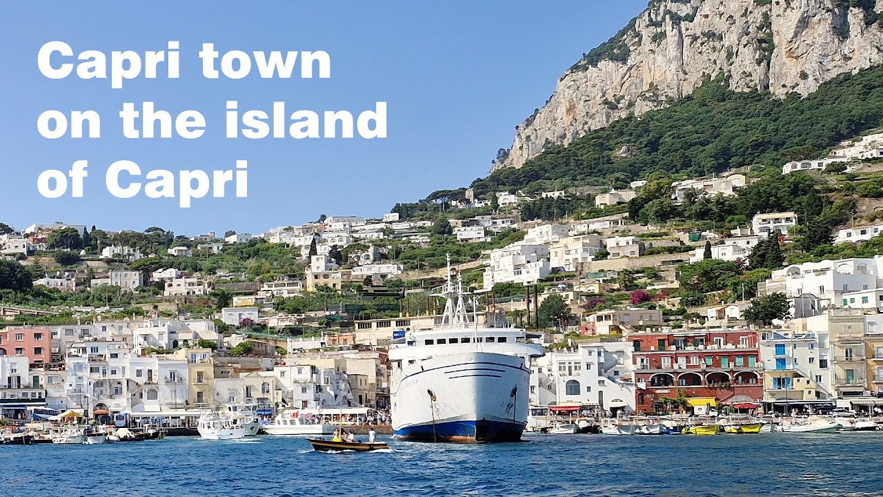 Capri town, trip to the island of Capri, part 1