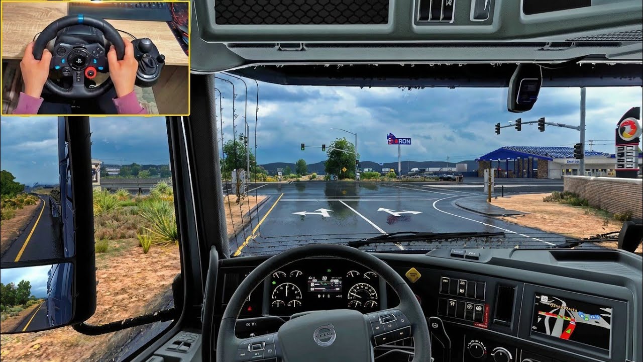 Volvo FH 2026 - Euro Truck Simulator 2 [Steering Wheel Game Play]