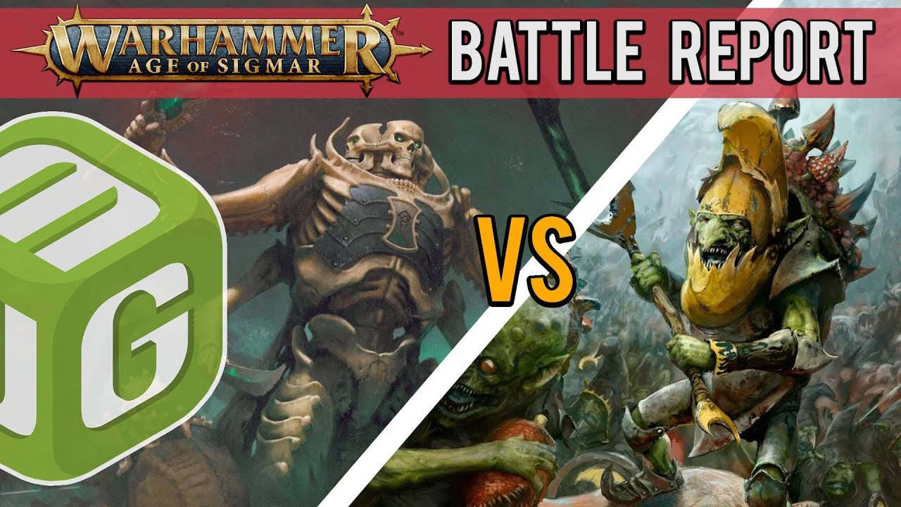 Ossiarch Bonereapers vs Gloomspite Gitz Age of Sigmar 4th Edition Battle Report Ep 12