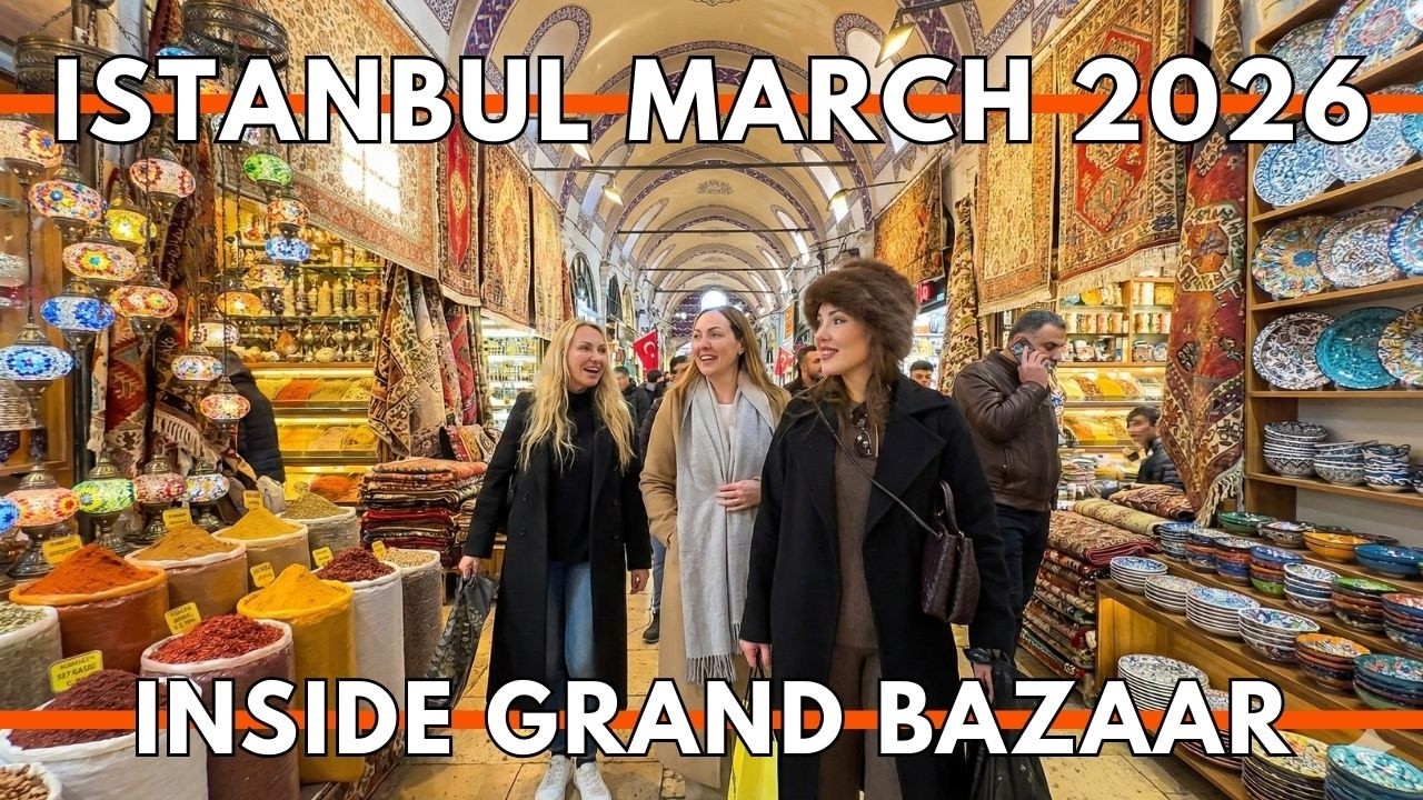 ISTANBUL TURKEY 2026 4K WALKING TOUR | Inside Grand Bazaar (Kapalıçarşı Market & Shopping Crowd)
