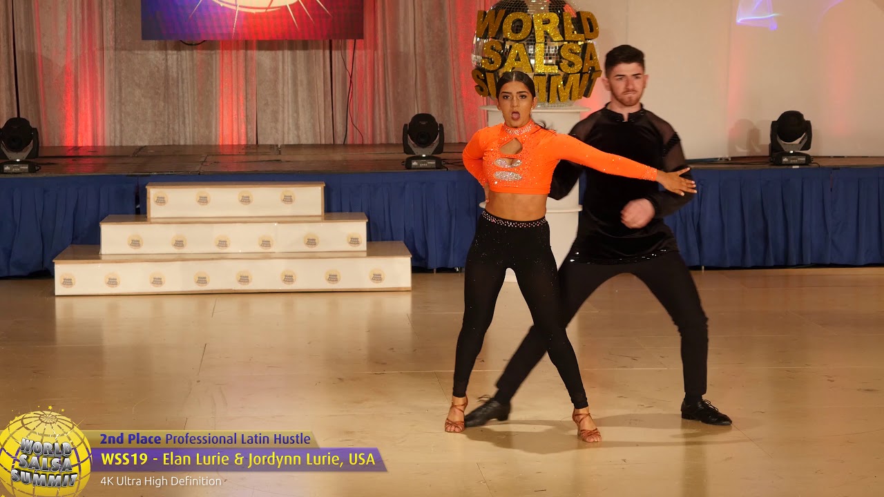 WSS19 - Elan Lurie & Jordynn Lurie Pro Latin Hustle 2nd Place