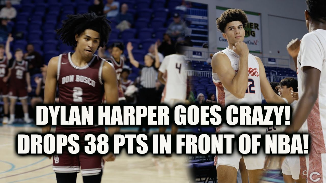 Dylan Harper Goes Off for 38 Points!! Don Bosco vs Boozer Twins Explorers 5 Stars Match Up