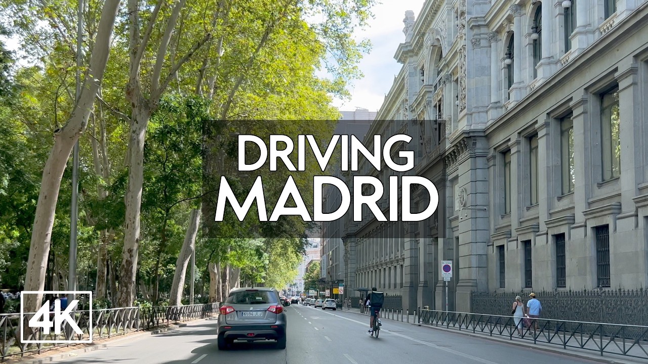 [4K] Driving Madrid | Chamartín - Castellana - Atocha - AZCA - Argüelles | POV 4K HDR
