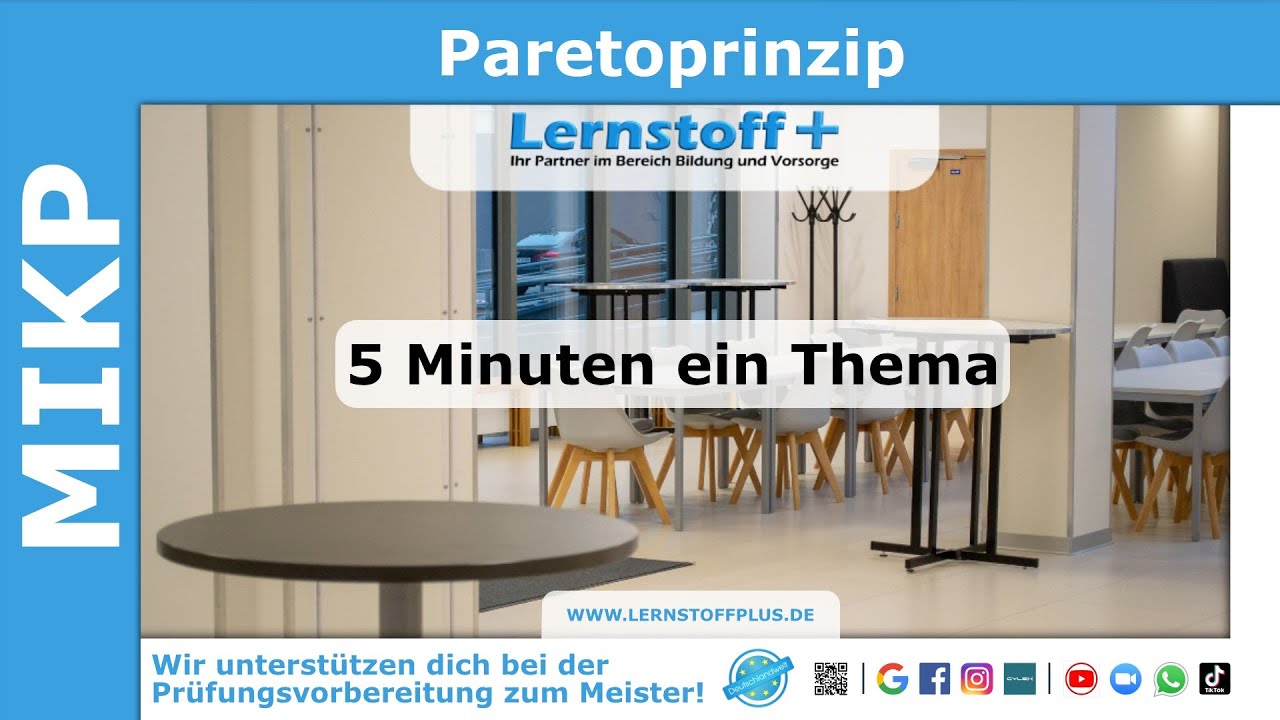 Industriemeister | Logistikmeister | MIKP | Pareto-Prinzip