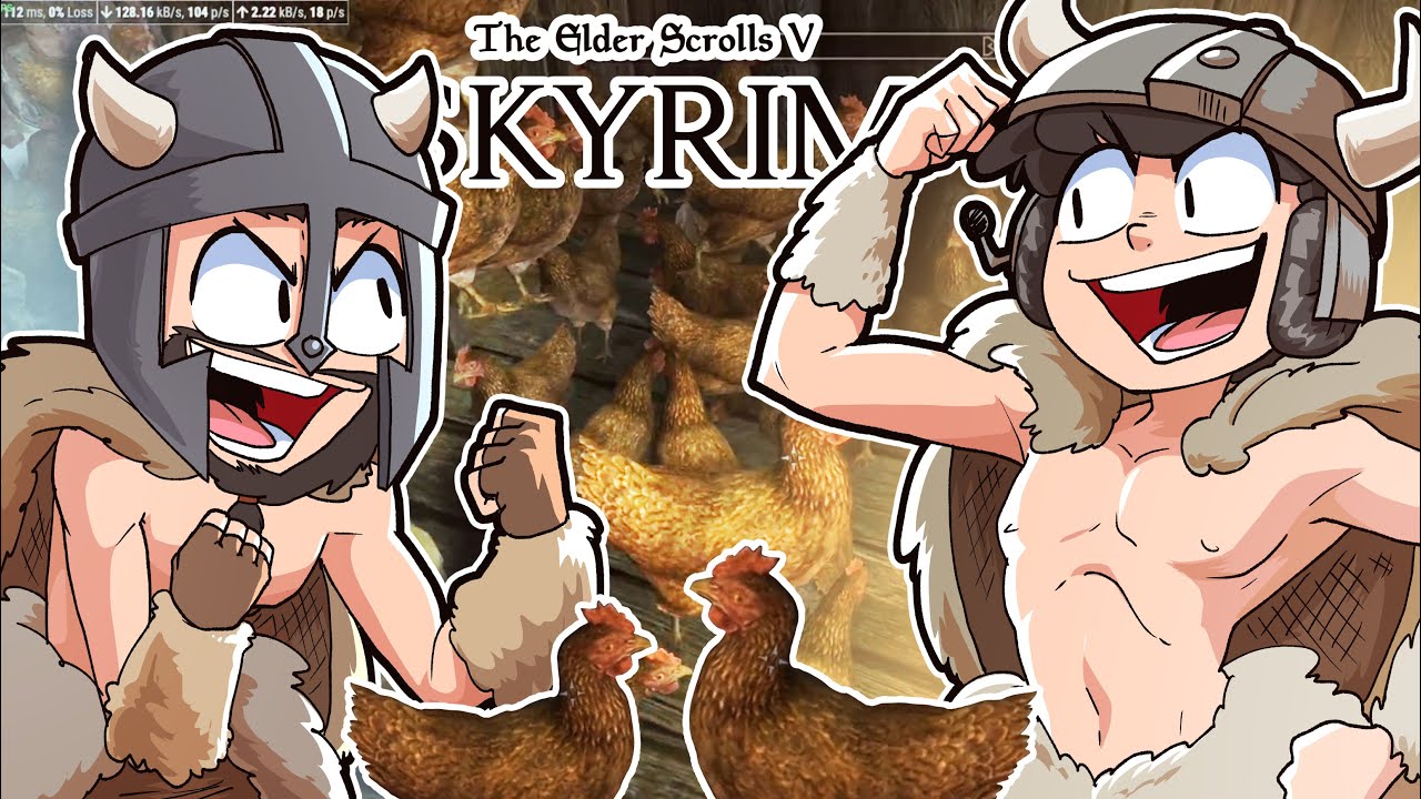 Skyrim Co-op Mod with my brother is hilariously broken...