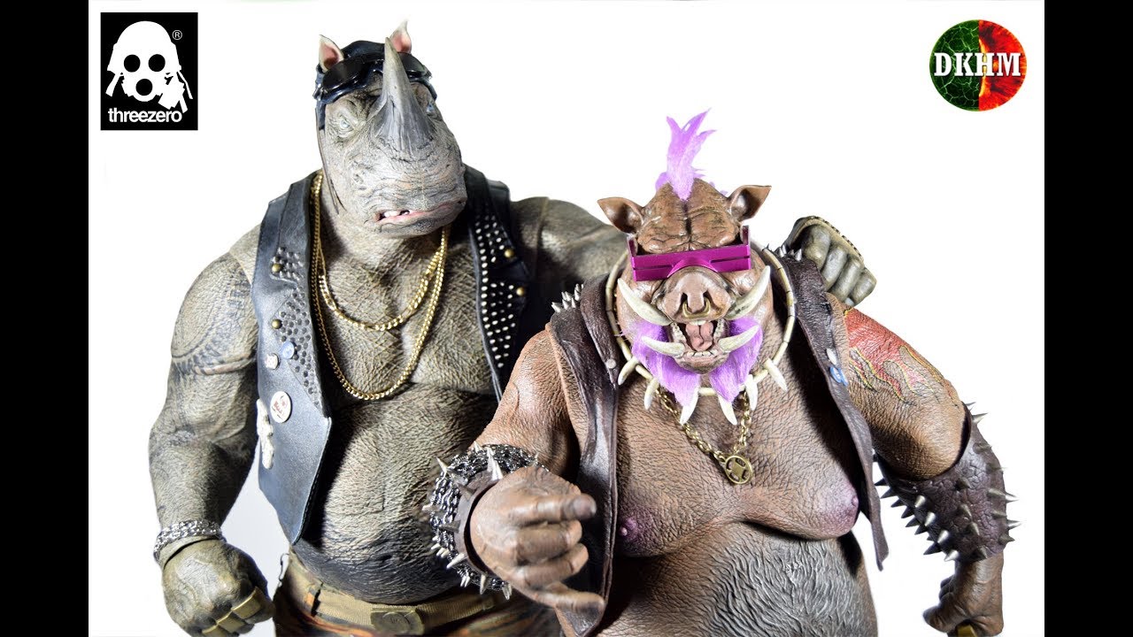 TMNT BEBOP & ROCKSTEADY THREEZERO Review Español + English