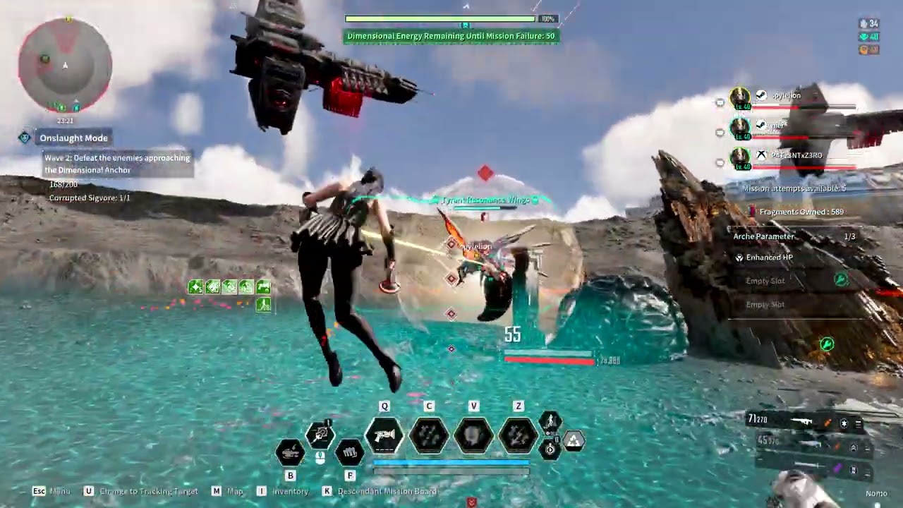 The First Descendant: Playing Support Luna (Nimble Footsteps) in Onslaught 4