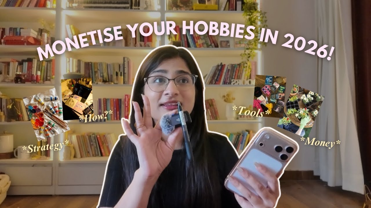 How to Turn Your Hobbies Into Income💰📈 (Step-by-Step Guide) | Monetise your hobbies in 2026 💸