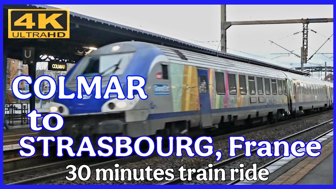 COLMAR to STRASBOURG, France | our one way train trip