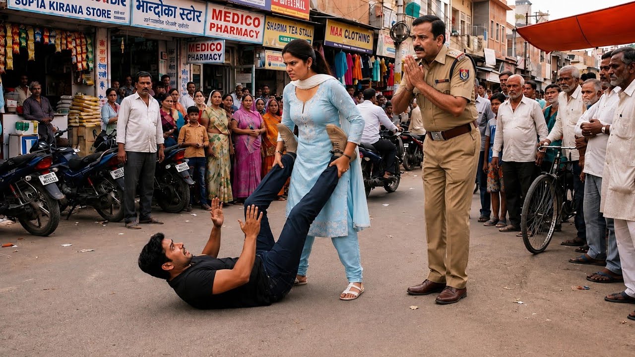 इंस्पेक्टर का बेटा कर रहा था लड़की के साथ बदतमीज़ी.. फिर लड़की ने दोनों के साथ जो किया...😱