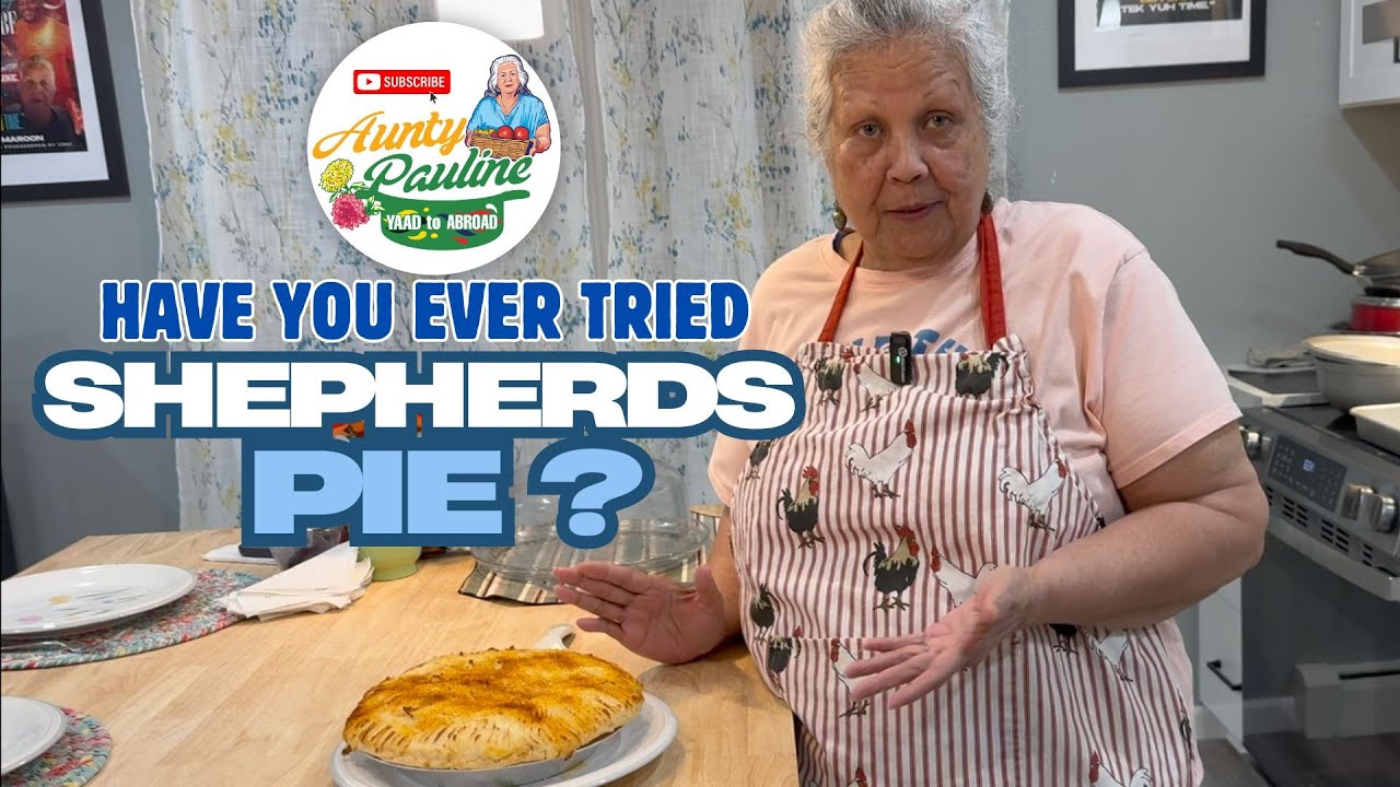 Shepherd's Pie- COOKED minced meat topped with mashed potatoes.
