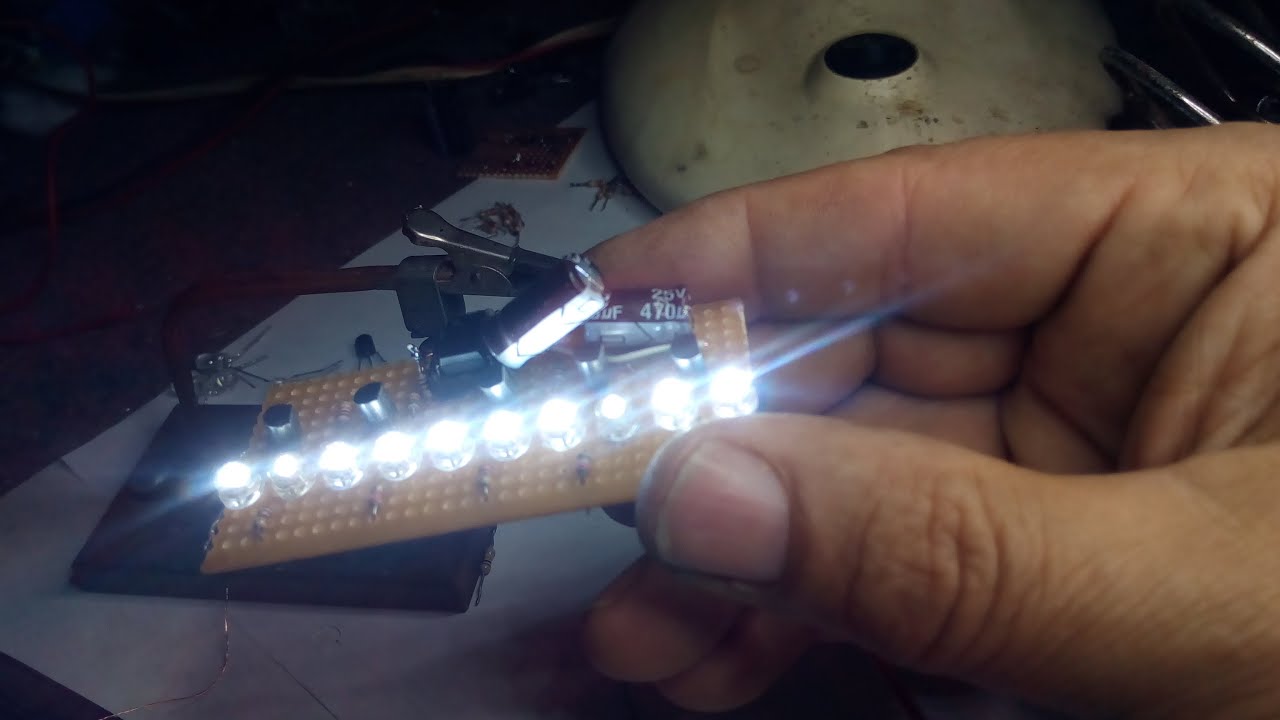 KAYAR LED DEVRESİ YAPIMI