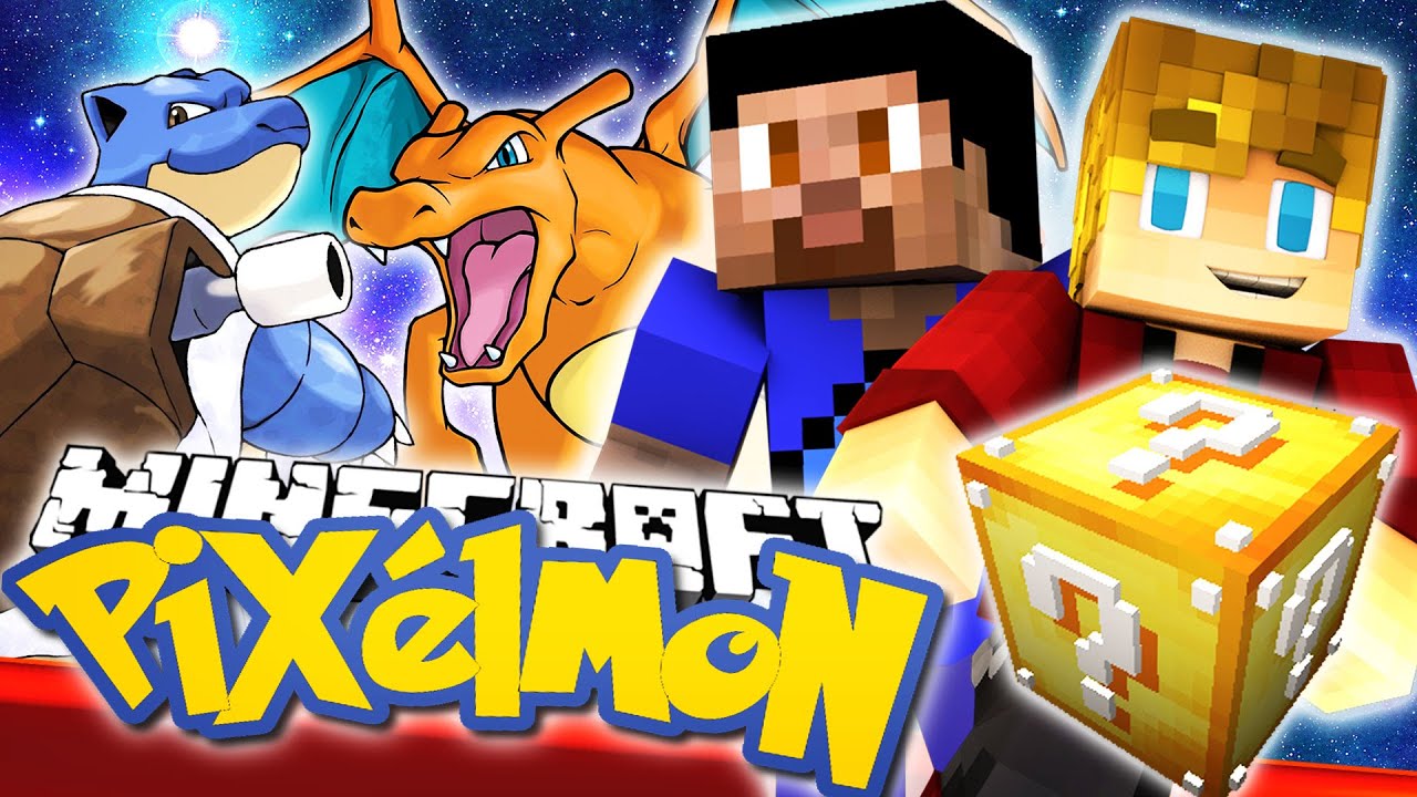 Minecraft Lucky Block *Новый* Челлендж Pixelmon с Лахланом и Викком