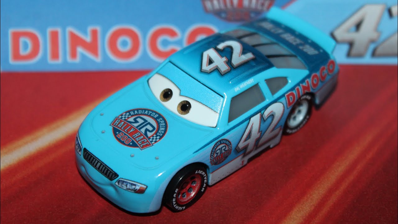 Mattel Disney Cars Rally Race Cal Weathers (Гонки и Спасение) Dinoco Piston Cup Racer #42 2025