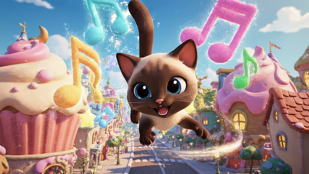 Rima Rima Luna y la Orquesta del Gato Volador | Canciones Infantiles de Música y Fantasía