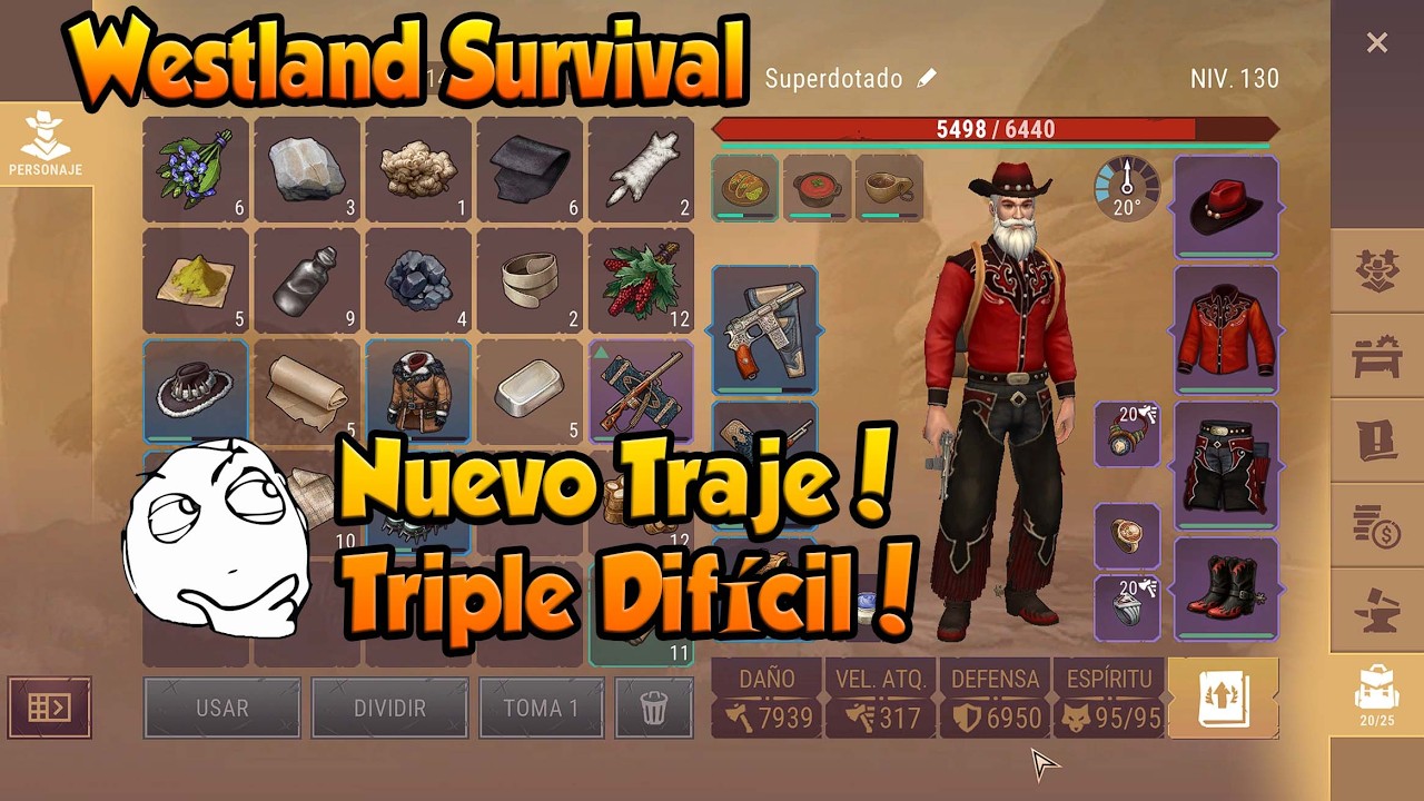 Westland Survival Nuevo Traje! Triple Difícil!