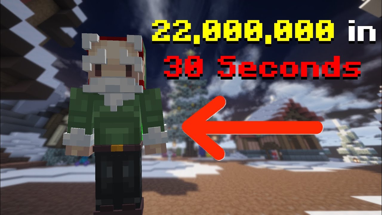 This bazaar flip made me $22 MILLION in 30 SECONDS... (Hypixel Skyblock)