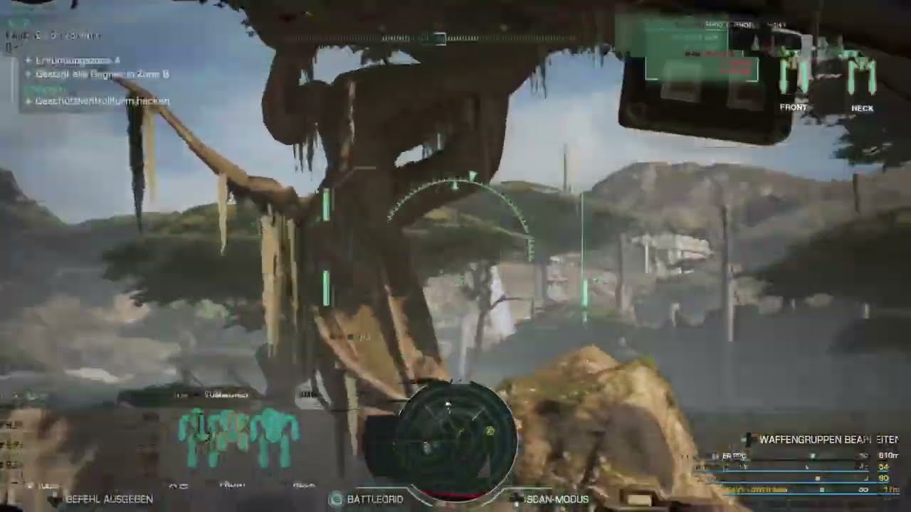 MechWarrior 5 Clans - the Training Area ,gameplay (xbox series x)