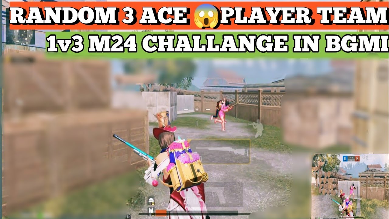 1V3  TDM CHALLENGE 3 ACE 😱 PRO PLAYER M24 HEAD SHOT KING| HIT GAMING BG