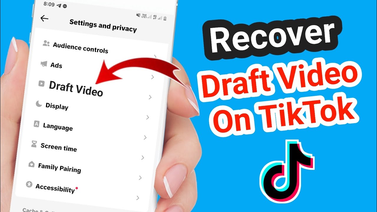 Как восстановить удалённые черновики видео в TikTok — 2025 | Восстановление черновиков TikTok
