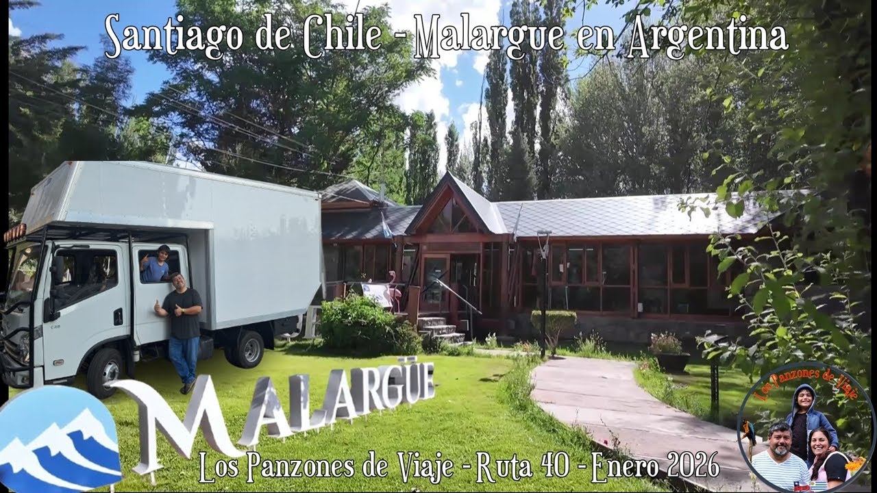 Santiago de Chile - Malargue en Argentina por la Ruta 40 - 12 Enero 2026