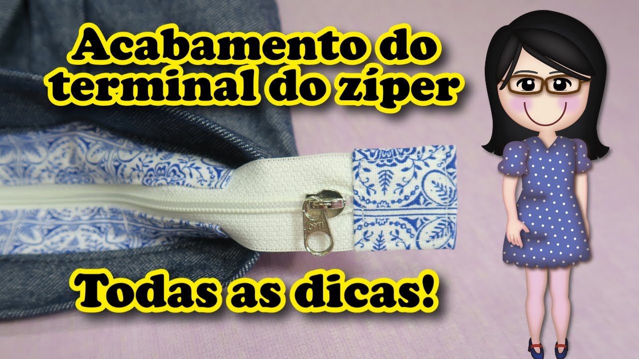 Acabamento do terminal do zíper | todas as dicas