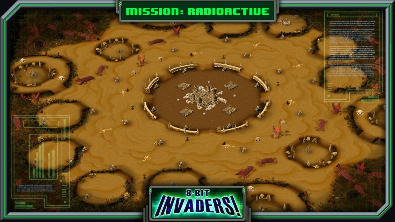 Radioactive | 8-Bit Invaders | Cranioids Campaign | Hard Difficulty