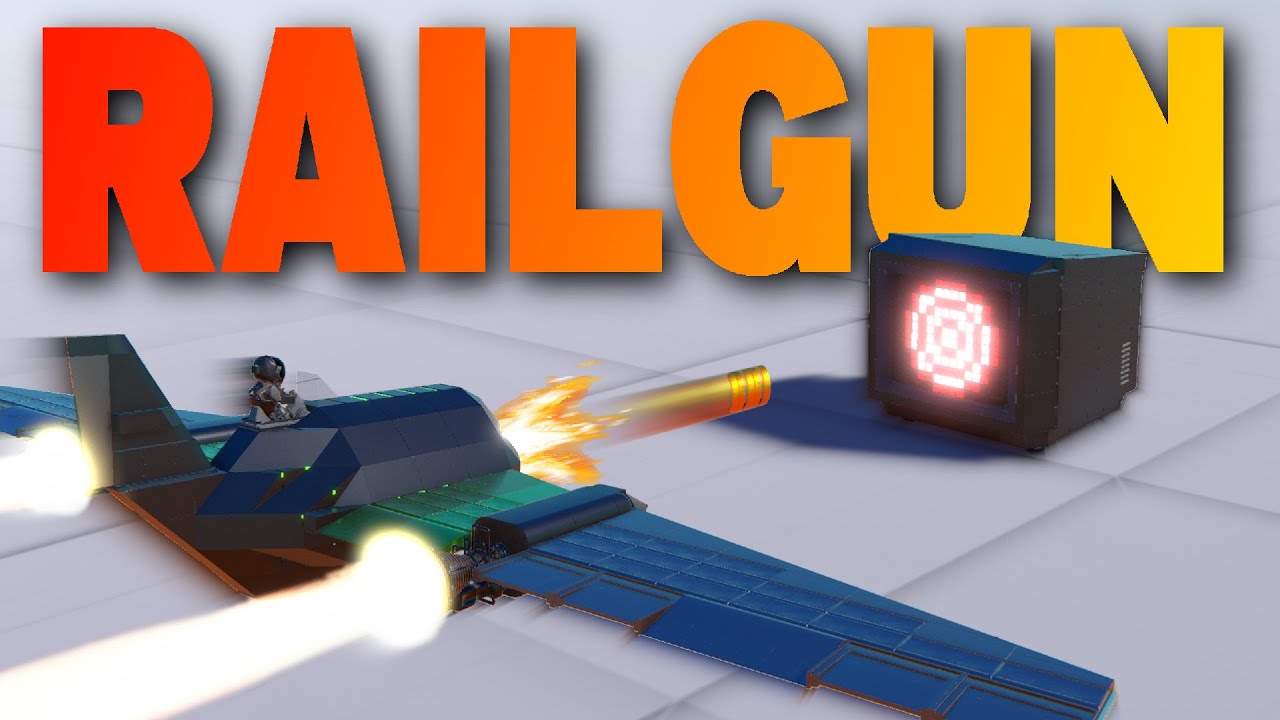 I Made a Surprisingly Powerful Railgun to Punch Through Builds - Trailmakers