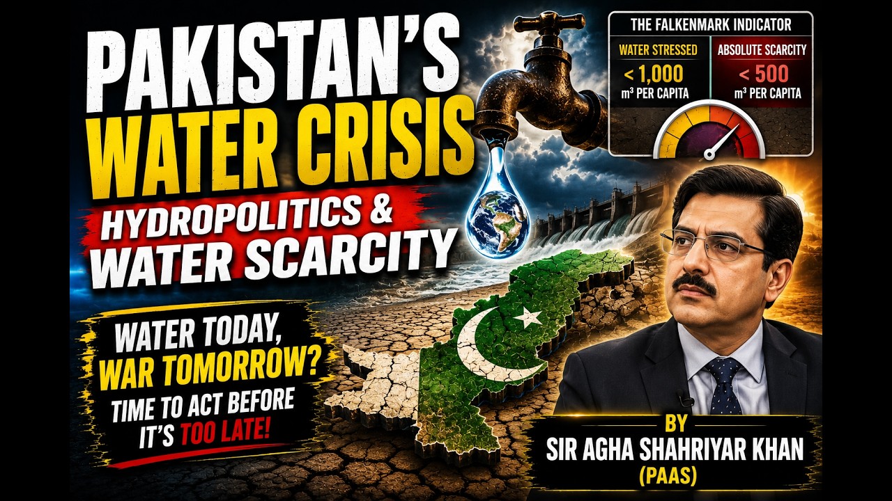 Hydroplitics: water issues in domestic and regional context | Agha Shahriyar Khan (PAAS)