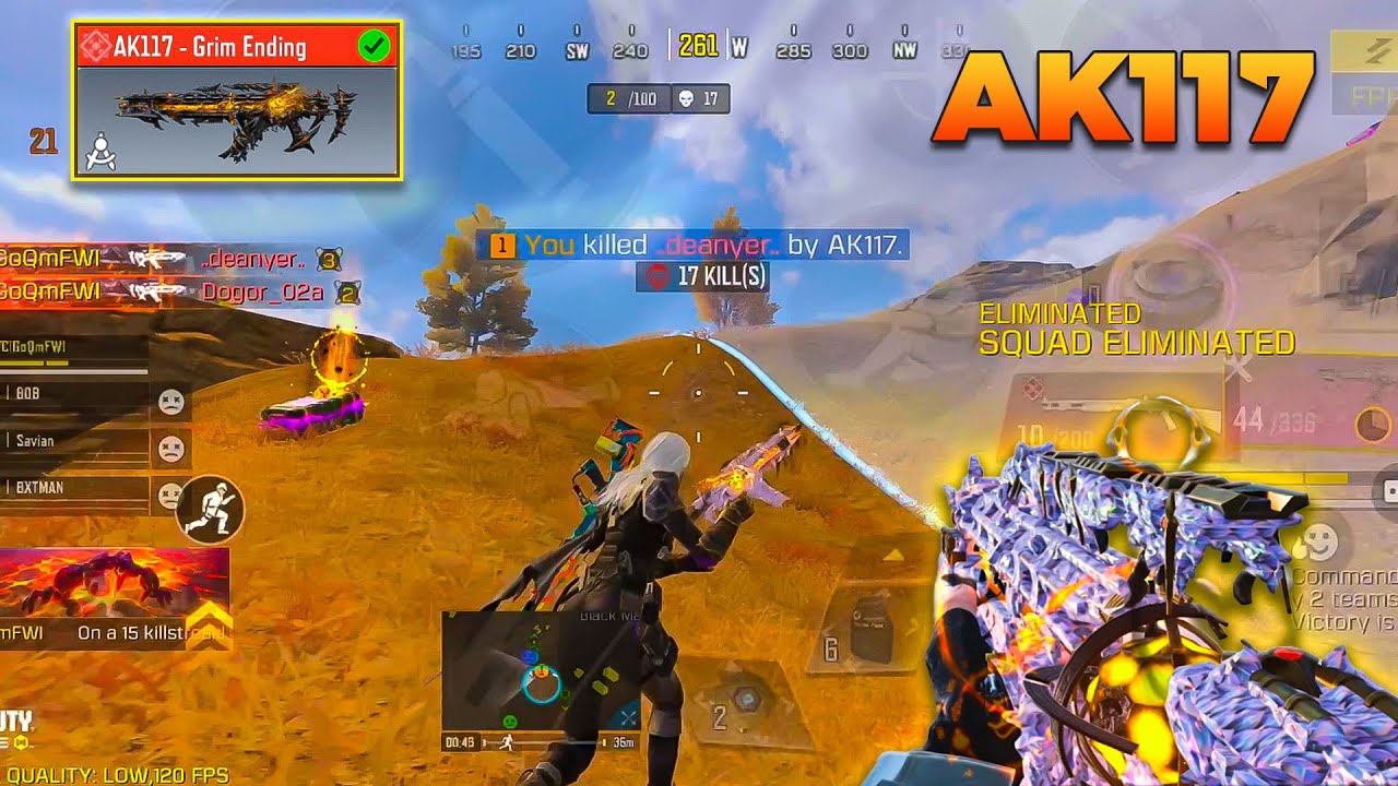 Why Everyone Loves the Mythic AK117!🥰| Mythic AK117 Grim Ending is BACK and BETTER in COD Mobile!