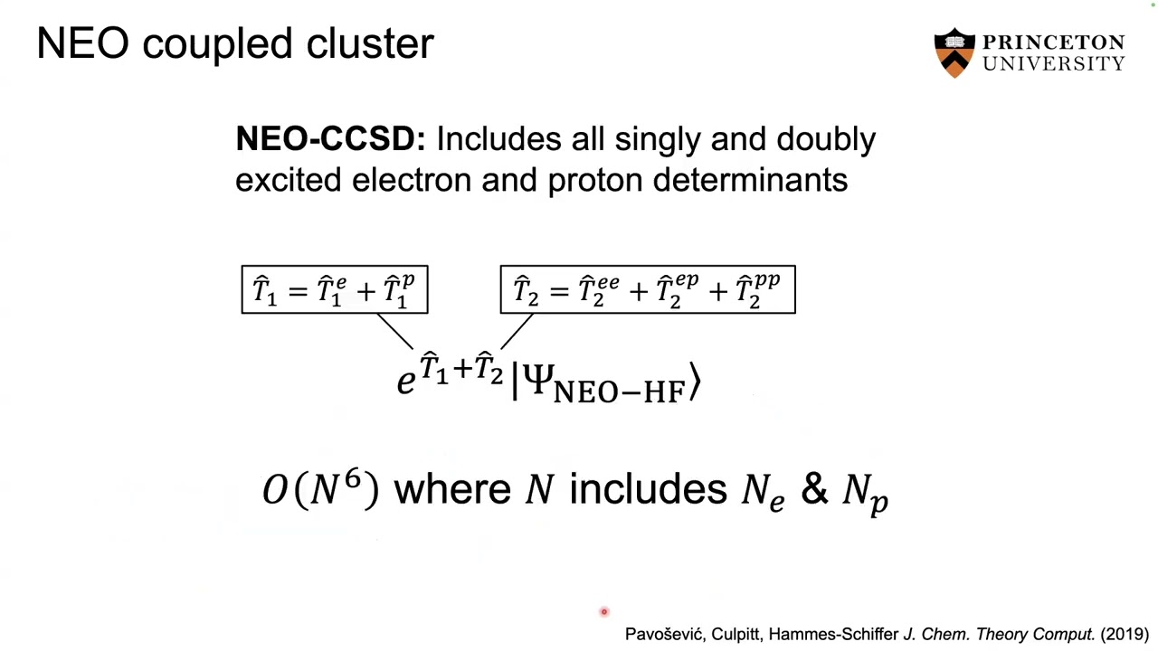Webinar 79: Nuclear-Electronic Orbital ab initio Wavefunction Methods in Q-Chem