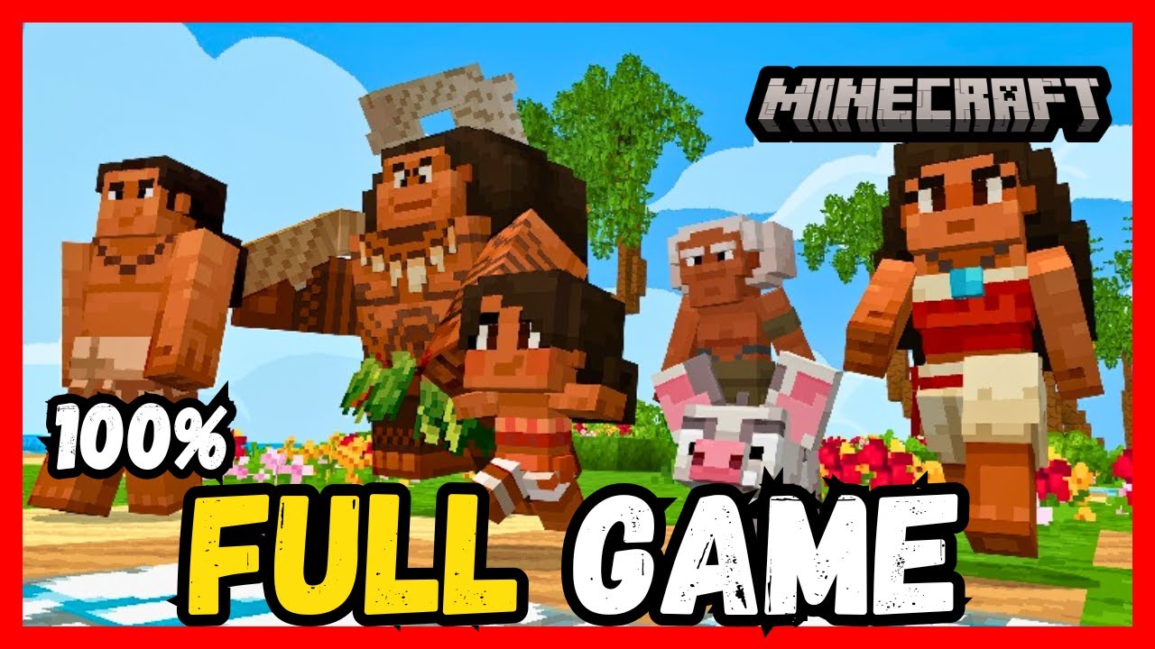 Moana 2 - FULL GAME Walkthrough & Ending Minecraft DLC