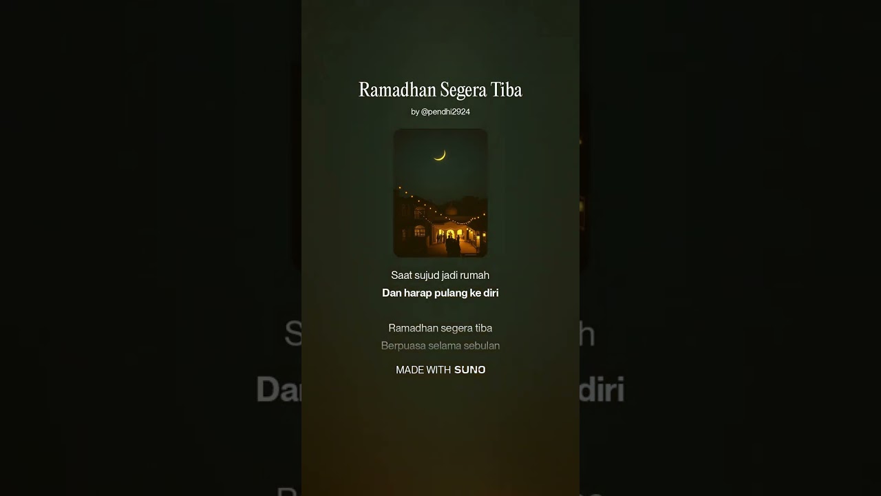 Ramadhan Segera Tiba