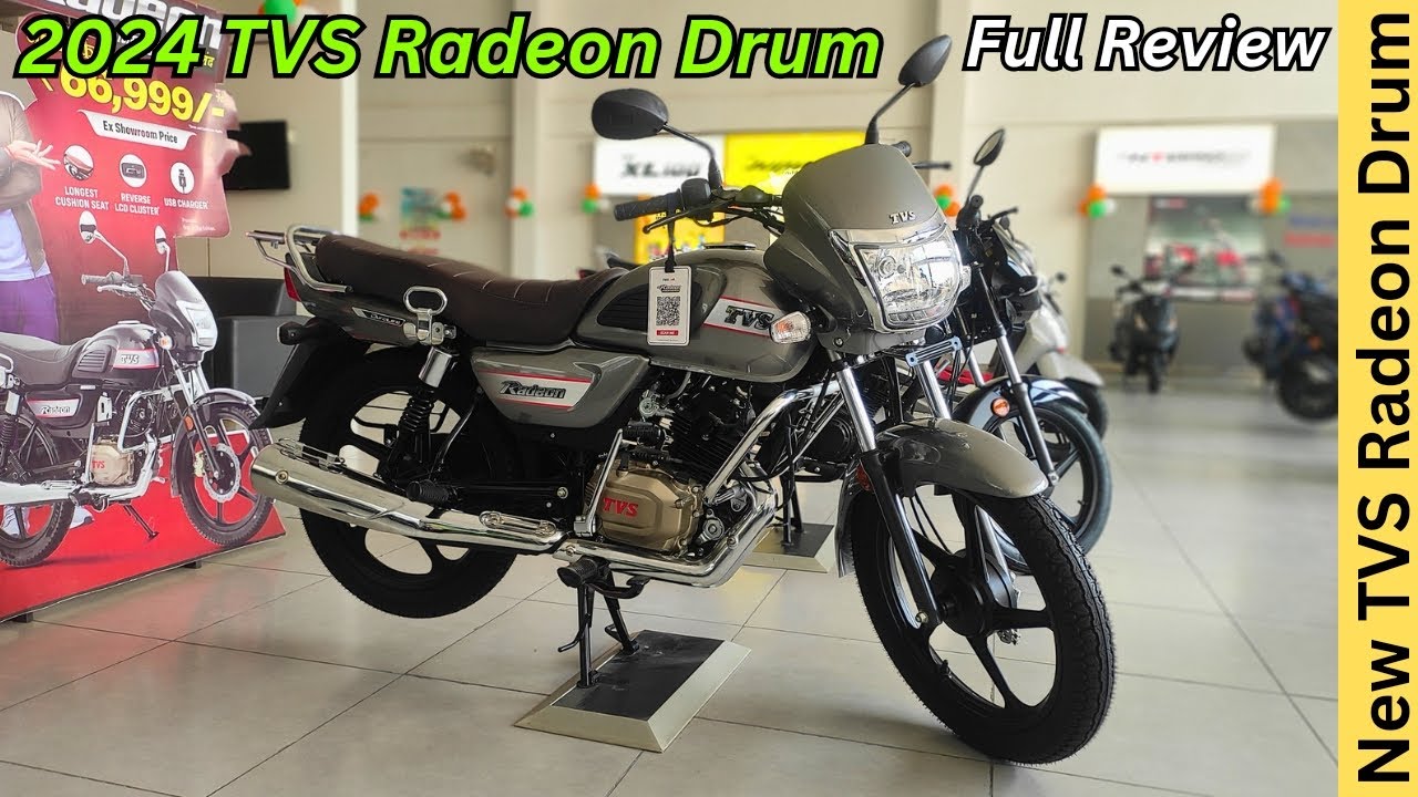 2024 TVS Radeon Drum New Model Full Detailed Review ♥️ Price & Features Tvs Radeon
