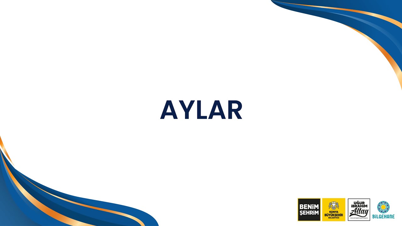 Bilgehaneler T&uuml;rk İşaret Dili Eğitimi I Ders 4: Aylar