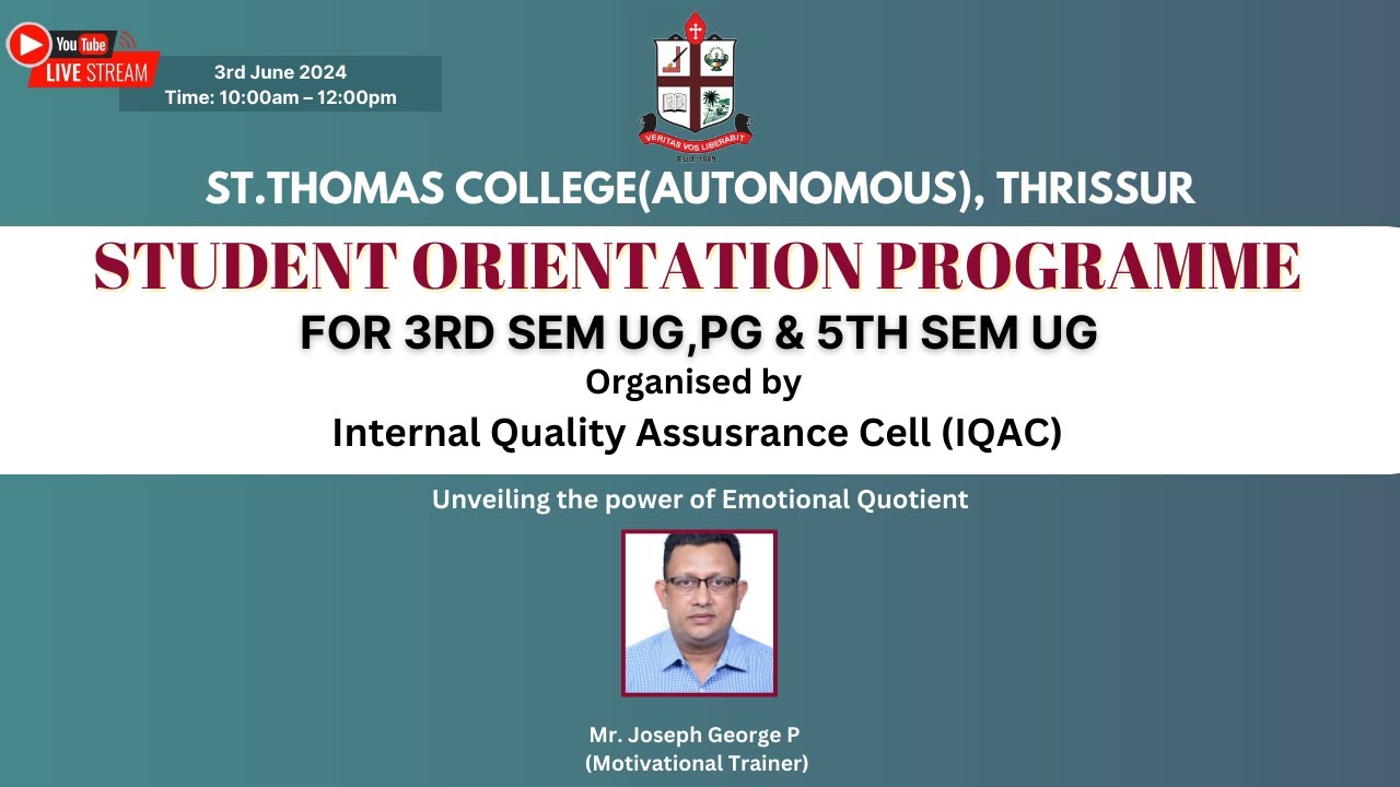 Student Orientation Programme Day - 1