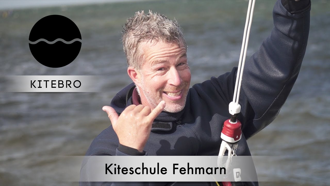 Kiteschule Fehmarn Kitebro.de, bei uns gibt es Kitekurse, Wingfoilen und SUP Kurse + Verleih.