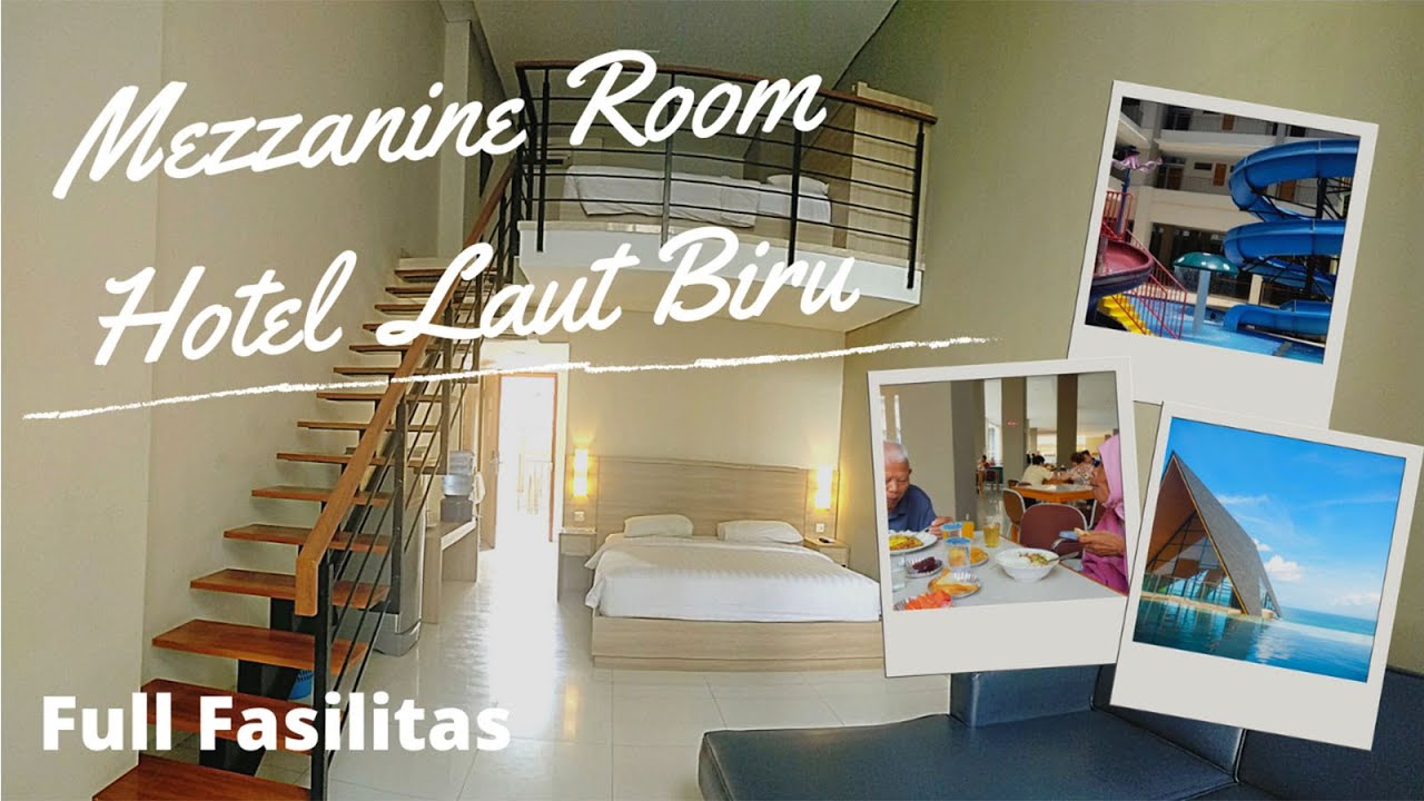 MEZZANINE ROOM HOTEL LAUT BIRU PANGANDARAN TERBARU || Tipe kamar hotel keluarga full fasilitas