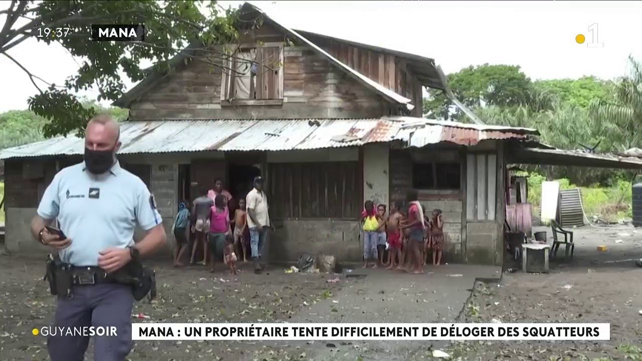 Mana: Un propriétaire tente difficilement de déloger des squatteurs