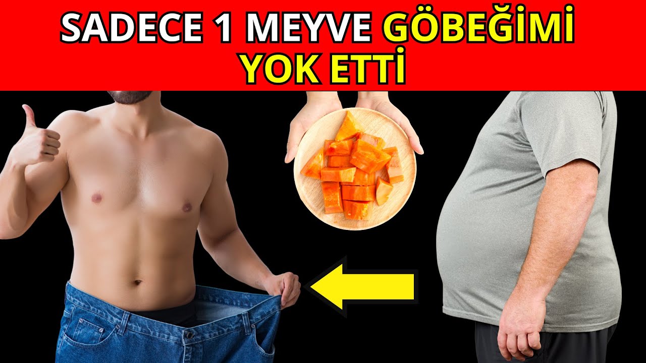 24 SAATTE ŞİŞKİN KARIN GİTTİ! 3 MUCİZE MEYVE TARİFİ