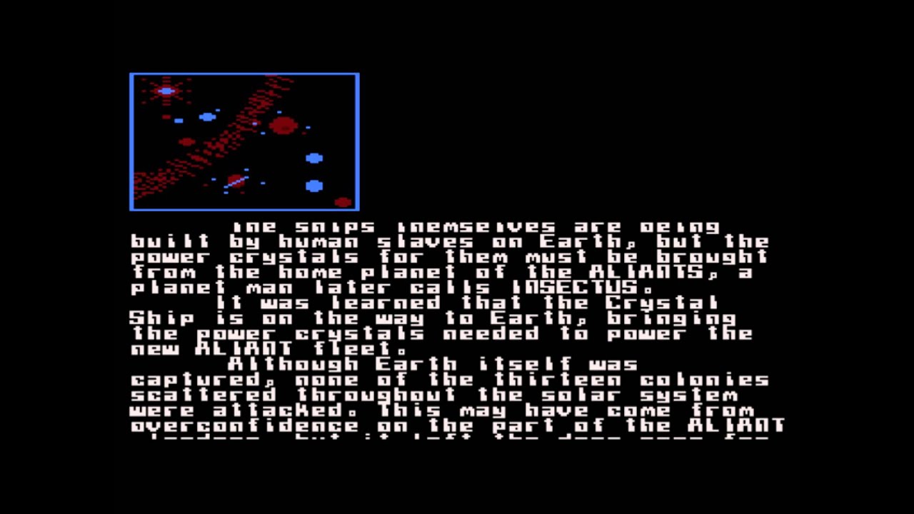 Aliants: The Desperate Battle For Earth! for the Atari 8-bit family