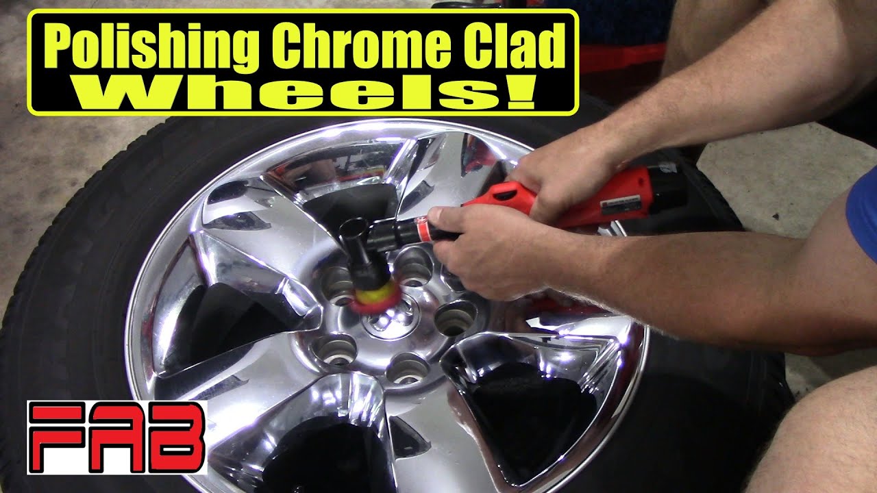 Polishing Chrome Clad Wheels! The Ram's Wheels Finally Get Some Attention!