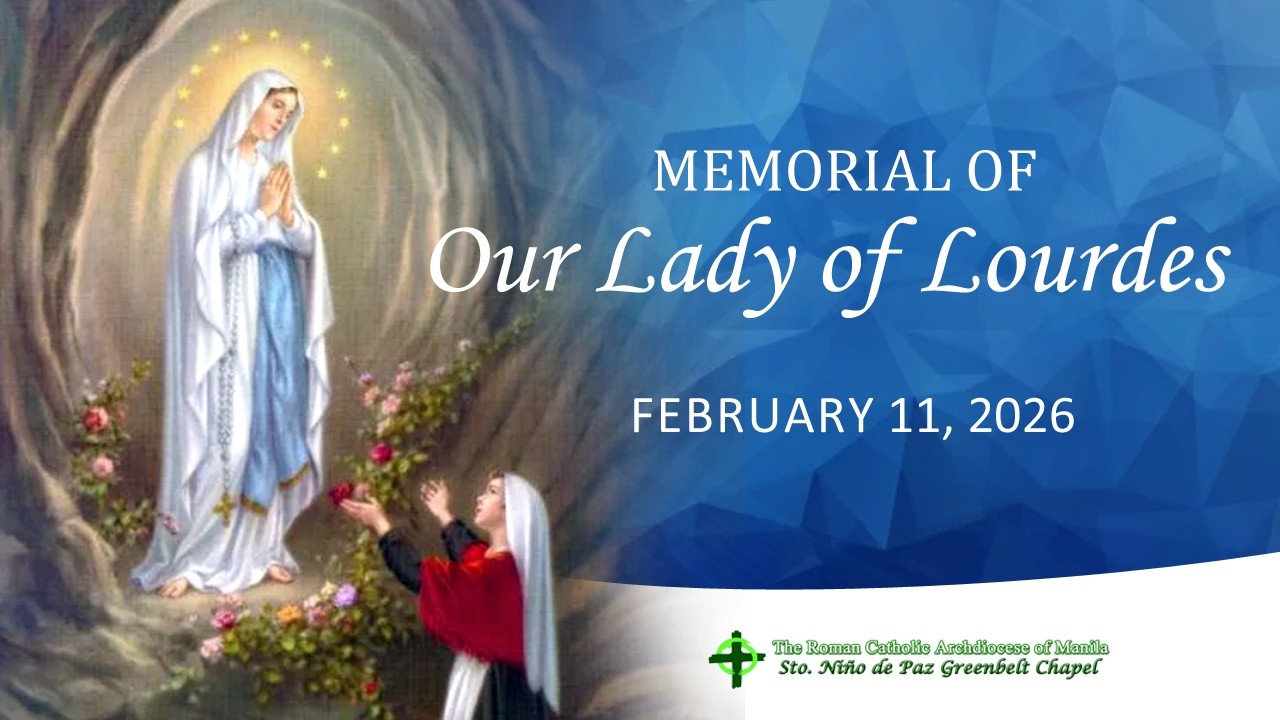 Memorial of Our Lady of Lourdes