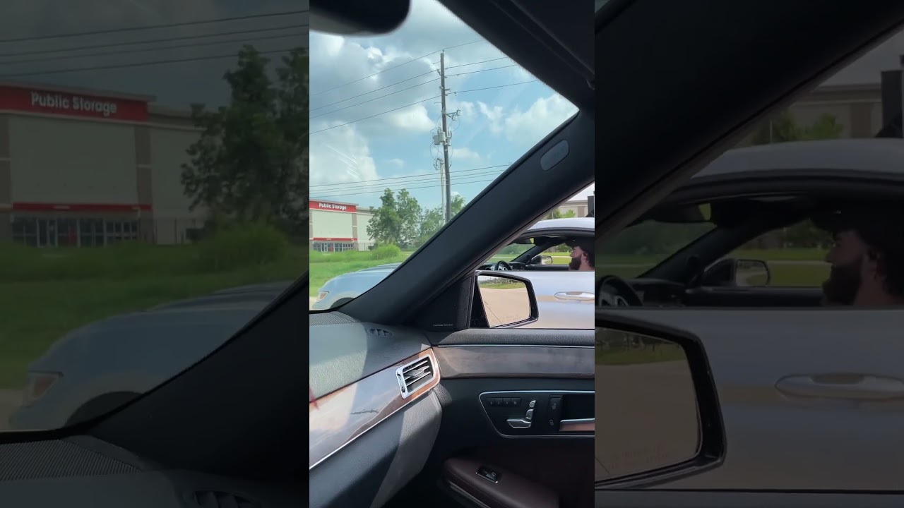 Stock 2014 Mercedes e550 vs mustang 5.0 w slicks and unknown mods